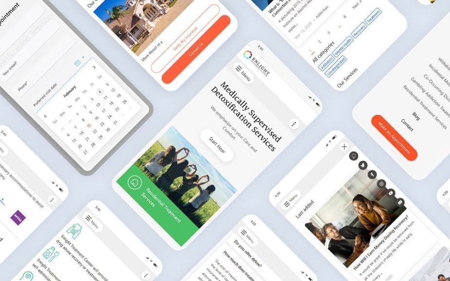 Accessible Website for Addiction Treatment Services